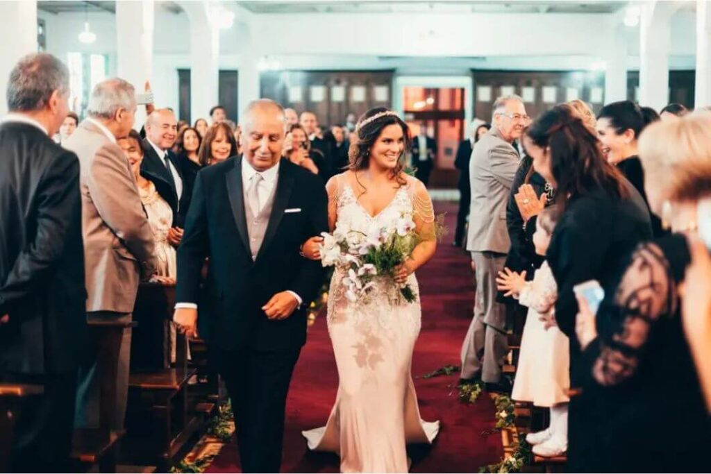 Protocolo de entrada de la novia - Modas y Confecciones Beatriz